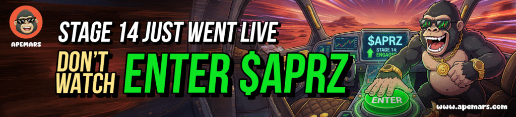 APEMARS第14阶段引爆百倍潜力：预售价仅0.00017美元