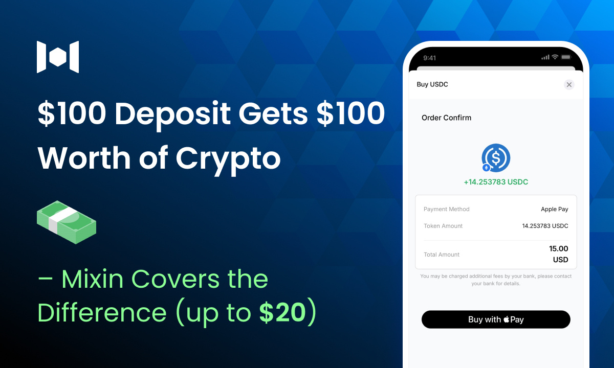 Mixin革新钱包体验：法币直购+无燃气费跨链成标配