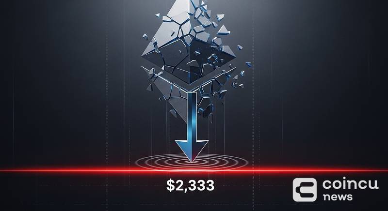 以太坊跌破2233美元或触发超10亿强平