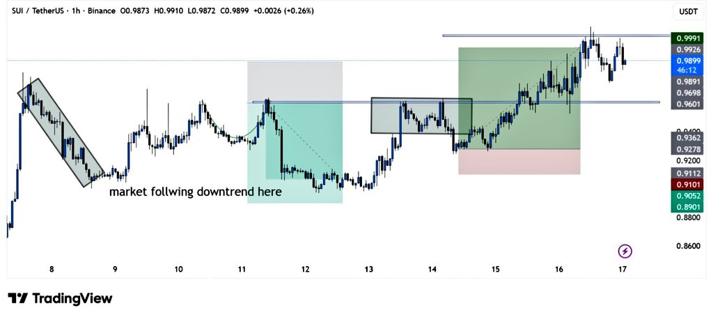 SUI突破0.96美元关隘，剑指1.04美元新高