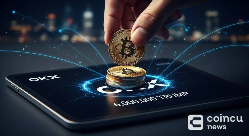 TRUMP代币巨量存入欧易，团队动向引市场警惕