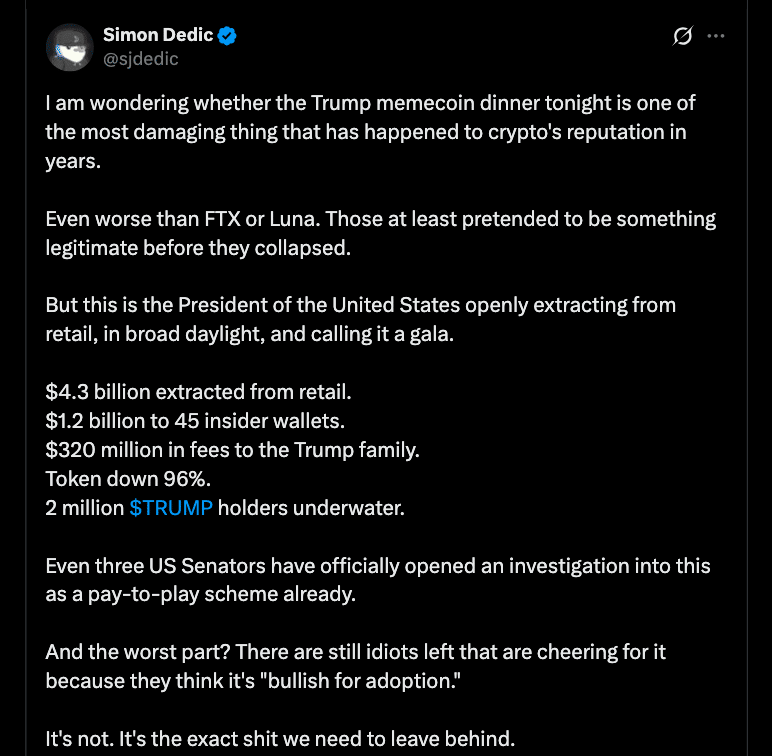 TRUMP币跌破2.5美元，多空博弈加剧