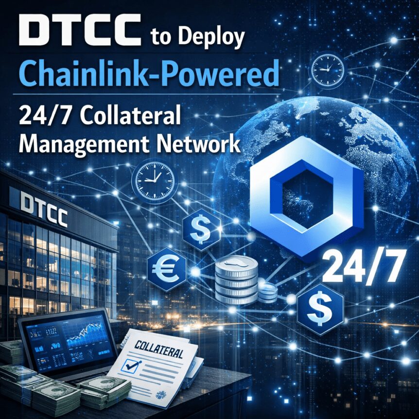 DTCC牵手Chainlink 推动实时代币化抵押品落地