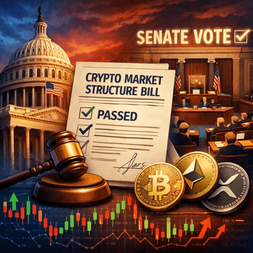 参议院通过数字资产法案关键一步，道德争议成最终障碍