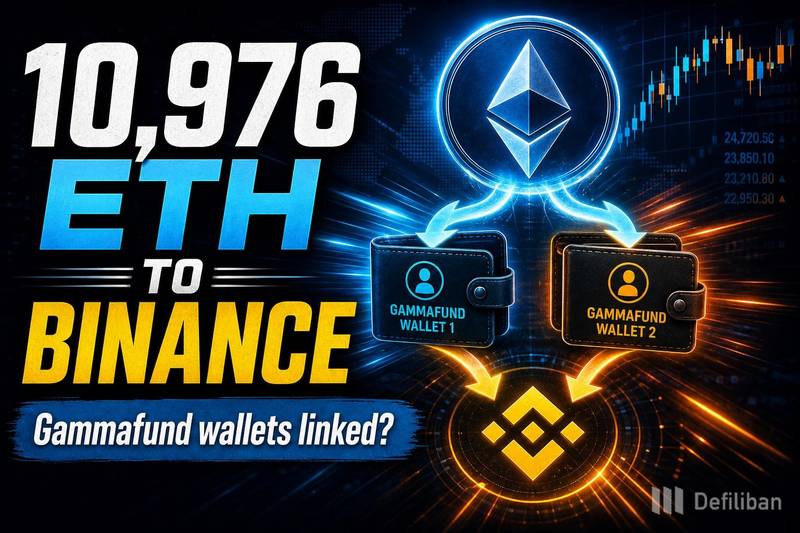 巨鲸疑关联Gammafund 大量以太坊集中存入币安