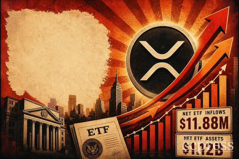 XRP ETF单日吸金1188万，机构配置热情不减