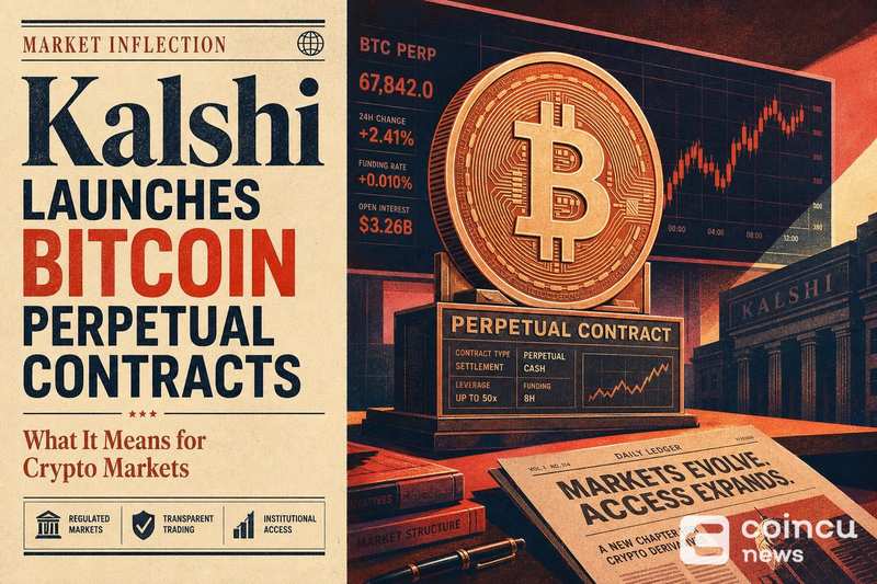 Kalshi首推受监管比特币永续合约