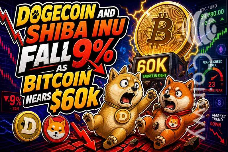 比特币跌破6万关口，模因币遭血洗