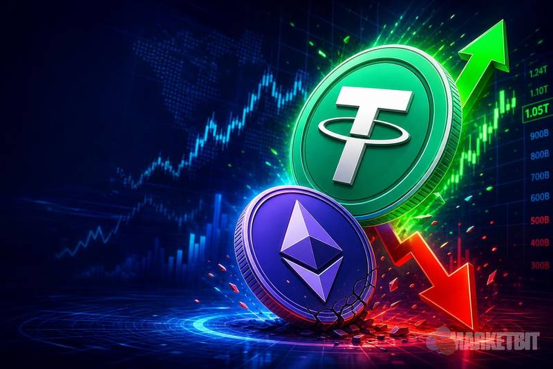 USDT市值或破ETH：稳定币时代来临?