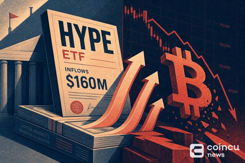 HYPE ETF逆势吸金1.6亿，加密市场分化信号浮现