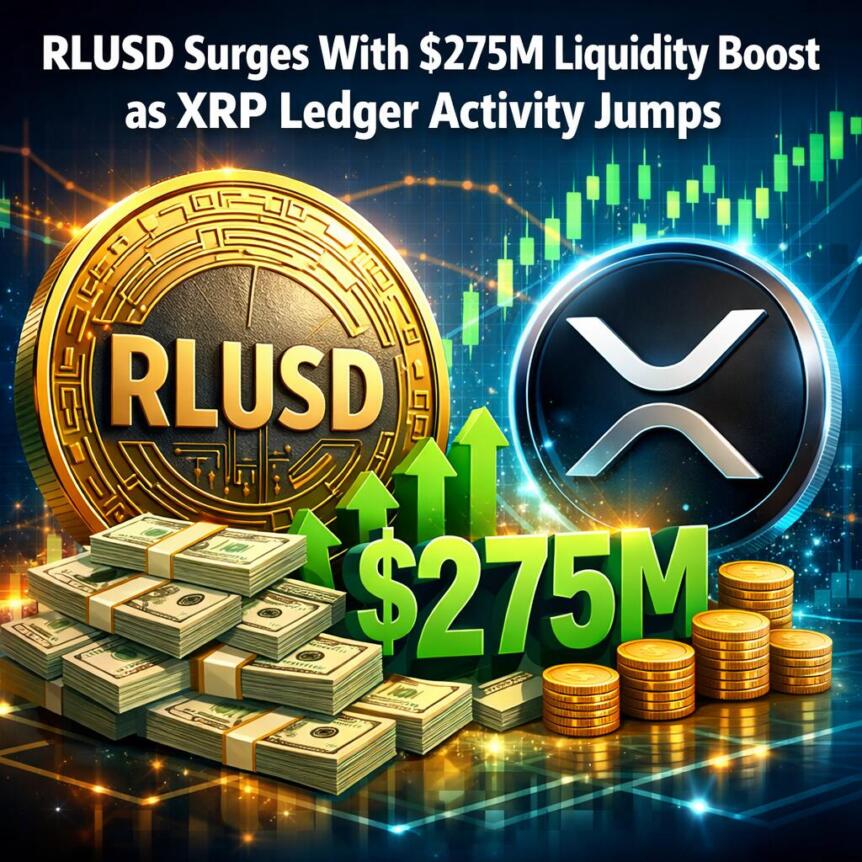 RLUSD周内净增2.75亿美元流动性，币安助推生态扩张