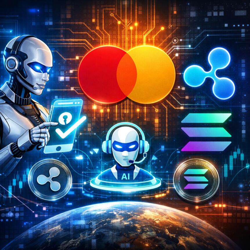 万事达卡推AI支付新系统，三大链企联手布局自动化商业