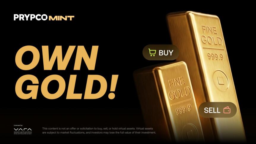 PRYPCO Mint推黄金代币化：房产权益与数字黄金融合