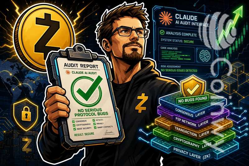 Zcash创始人称AI审计未现重大漏洞