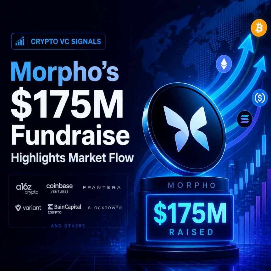 Morpho获1.75亿美元融资，剑指链上信贷基础设施新生态