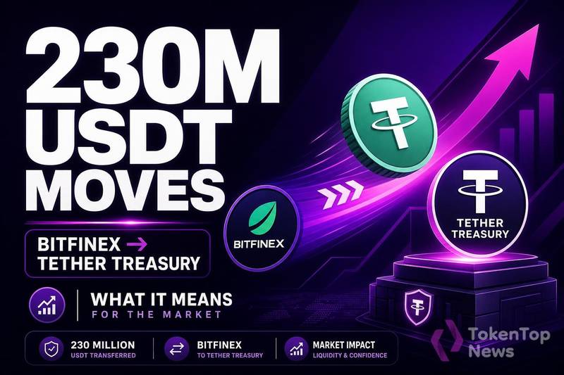 Bitfinex大额转移2.3亿USDT至Tether Treasury引市场猜测