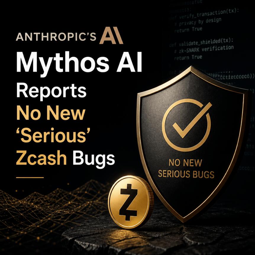 AI审计确认Zcash协议无严重漏洞