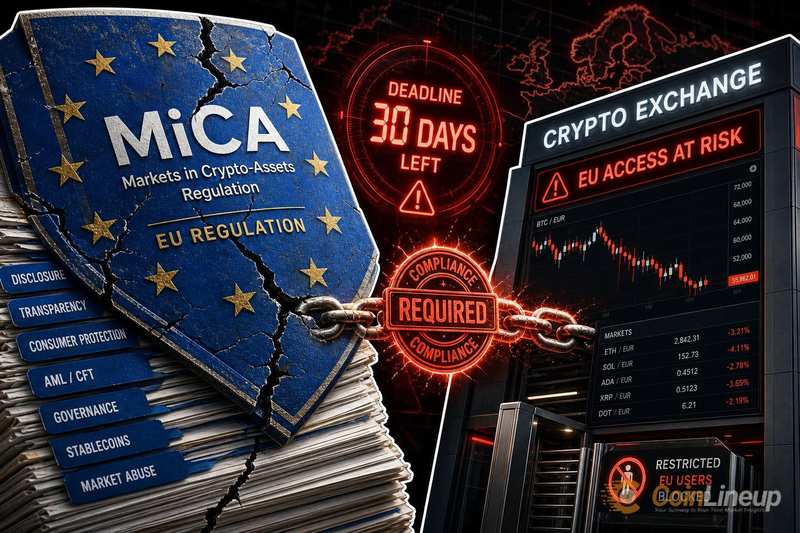MiCA截止倒计时：欧盟用户或遭服务断供