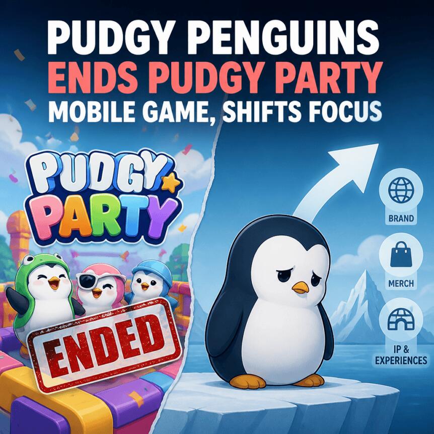 Pudgy Penguins转型：关停手游聚焦浏览器旗舰