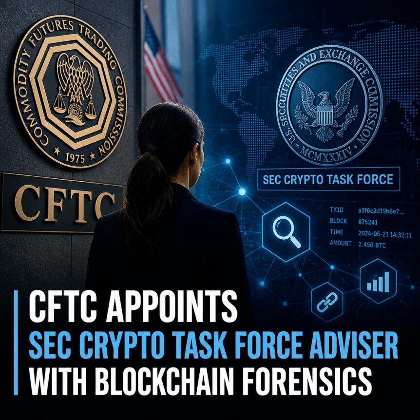 CFTC新任数据官聚焦链上取证，强化加密监管技术底座