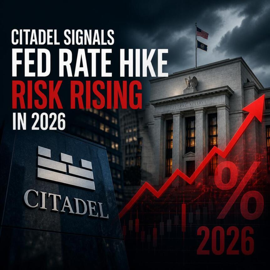 Citadel预警：美联储或2026年重启加息