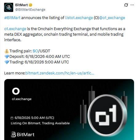 o1交易所$O代币上线引爆市场，链上交易新范式崛起