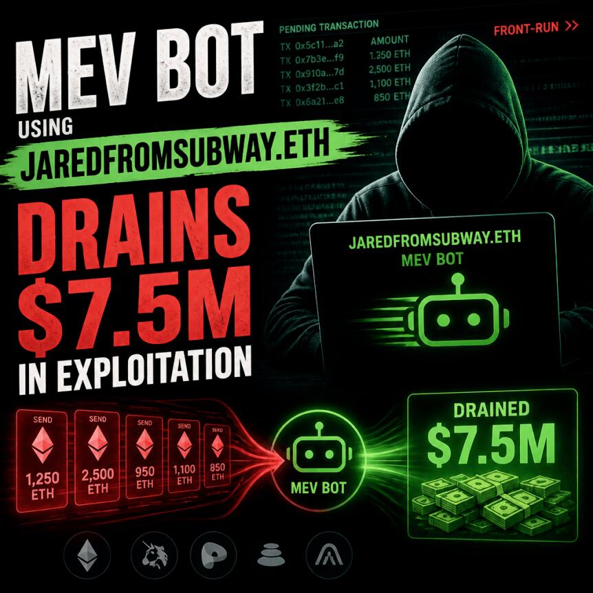 MEV机器人遭“蜜罐”攻击，750万美金资金被席卷