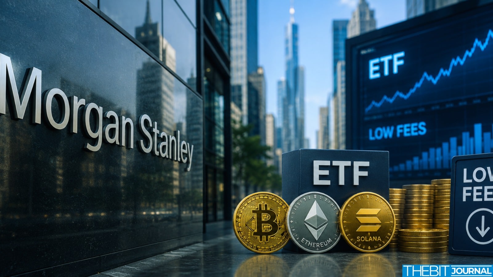 摩根士丹利推0.14%低费以太坊索拉纳ETF