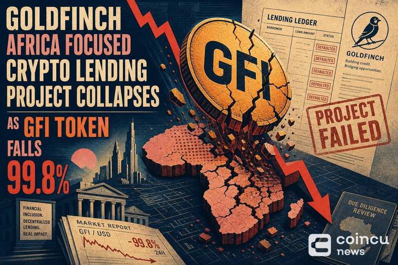 GFI代币崩盘99.8%：非洲加密信贷项目暴雷警示
