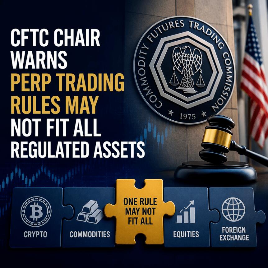 CFTC主席警示：永续合约监管面临根本性挑战