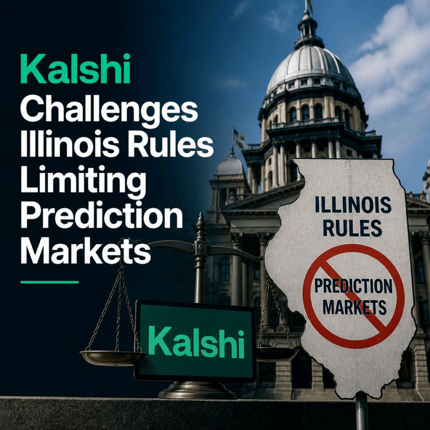 Kalshi诉伊利诺伊州：预测市场合规权之争升级