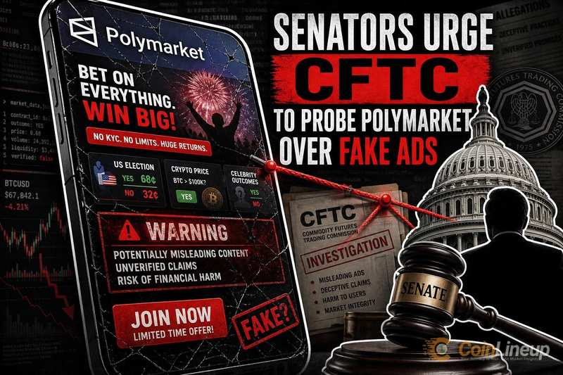 参议员施压监管机构调查Polymarket广告合规性