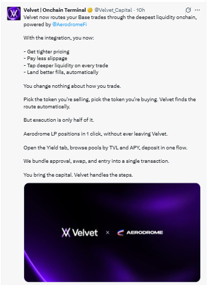 Velvet代币突现暴涨：技术突破与生态进展共振