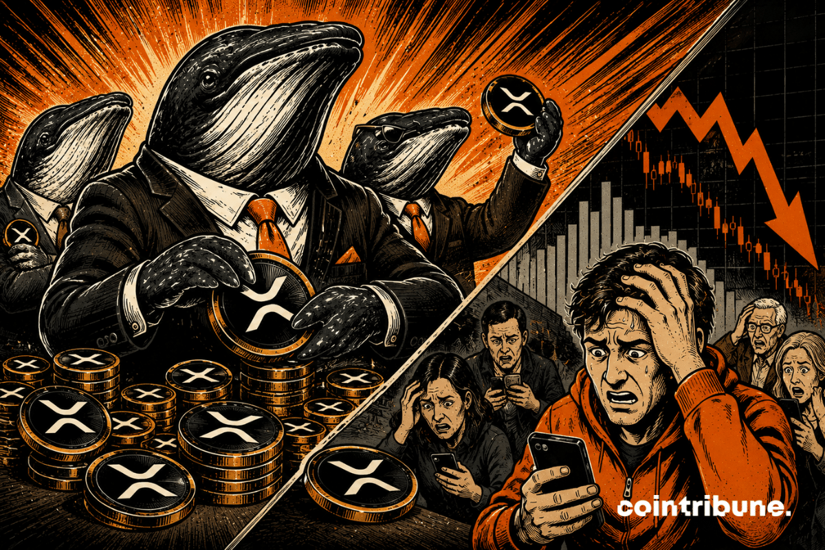 XRP鲸鱼悄然吸筹：机构布局与散户恐慌并存