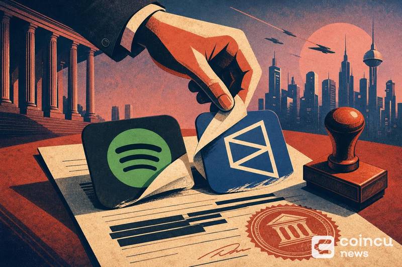 Spotify要求移除品牌标识，预测市场结算危机浮现