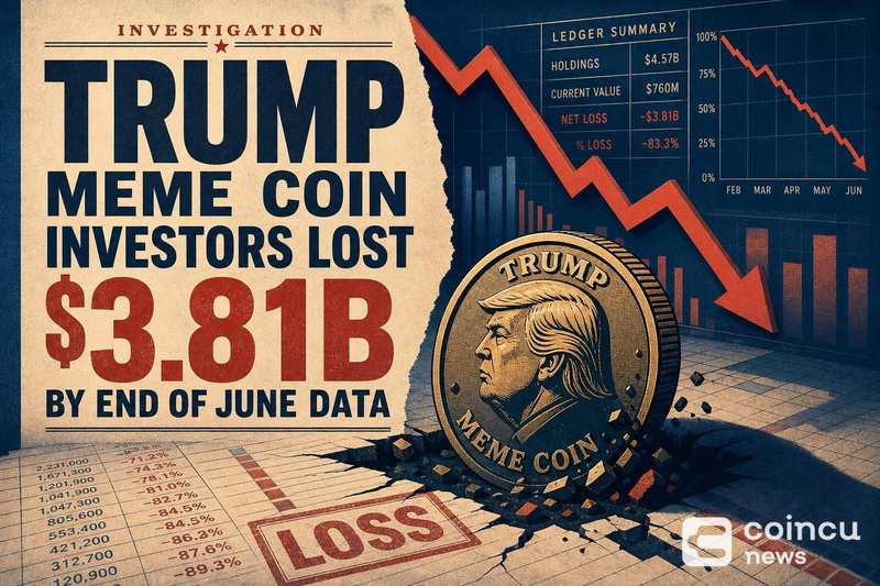 TRUMP迷因币亏损超38亿美元：政治标签难掩投机风险