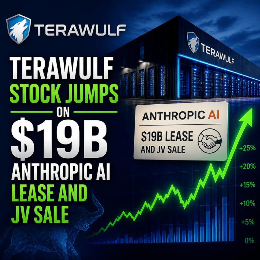 TeraWulf押注AI基建：190亿合约撬动转型