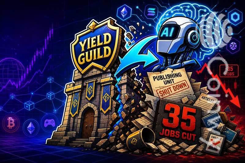 YGG转型AI：关闭游戏部门裁员35人，战略重心全面重构