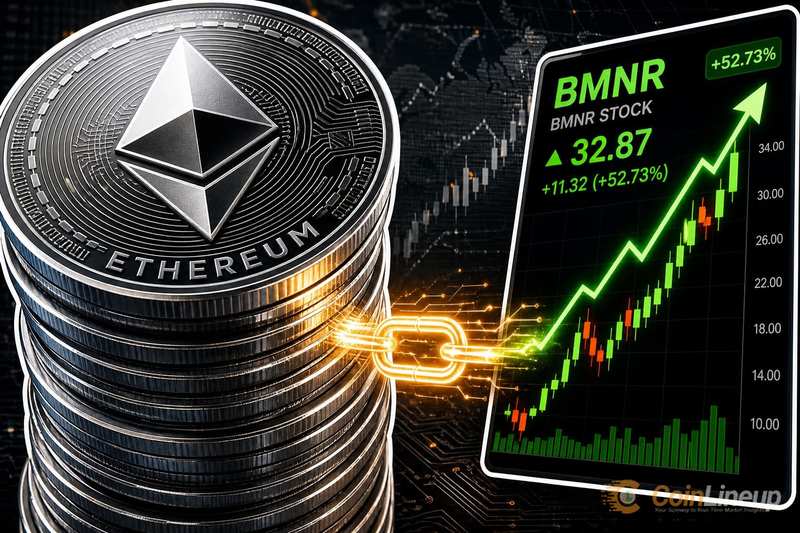 Bitmine大举增持ETH，BMNR股价应声走强