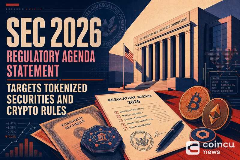 SEC 2026监管蓝图曝光：代币化证券成焦点