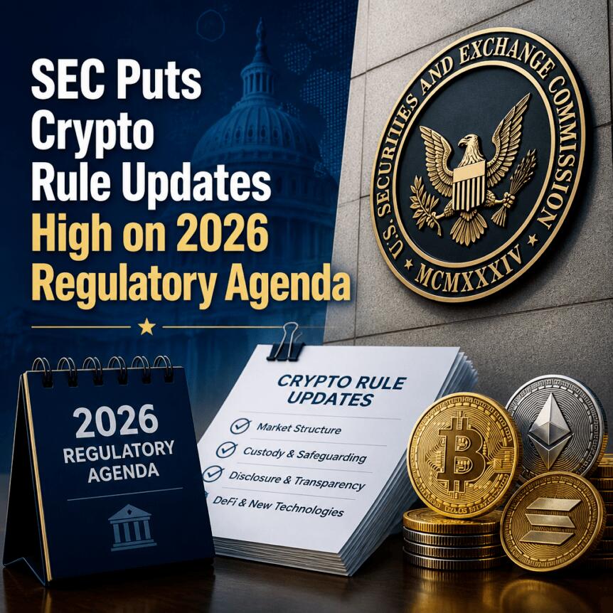 SEC将加密监管框架列入2026年核心议程