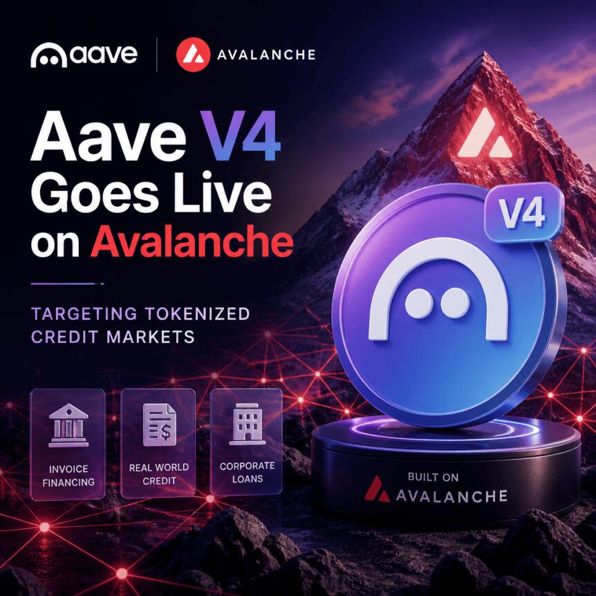 Aave V4登陆Avalanche，开启代币化信贷新纪元