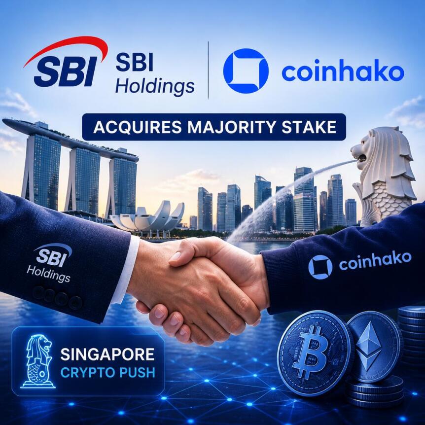 SBI Holdings收购Coinhako，布局东南亚数字资产生态