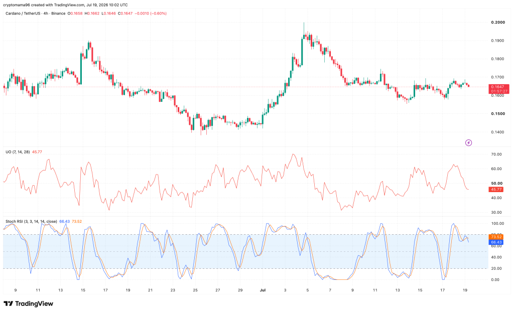 ADA价格逼近关键转折点：技术面现分歧信号