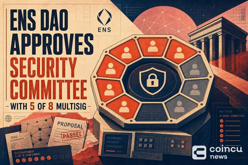 ENS DAO 新安全委员会获批，5/8多签机制强化治理防御