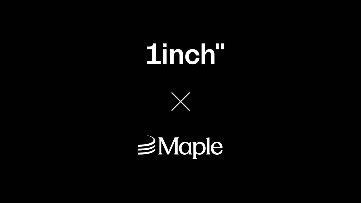Maple代币上线1inch，稳定币理财新通道开启