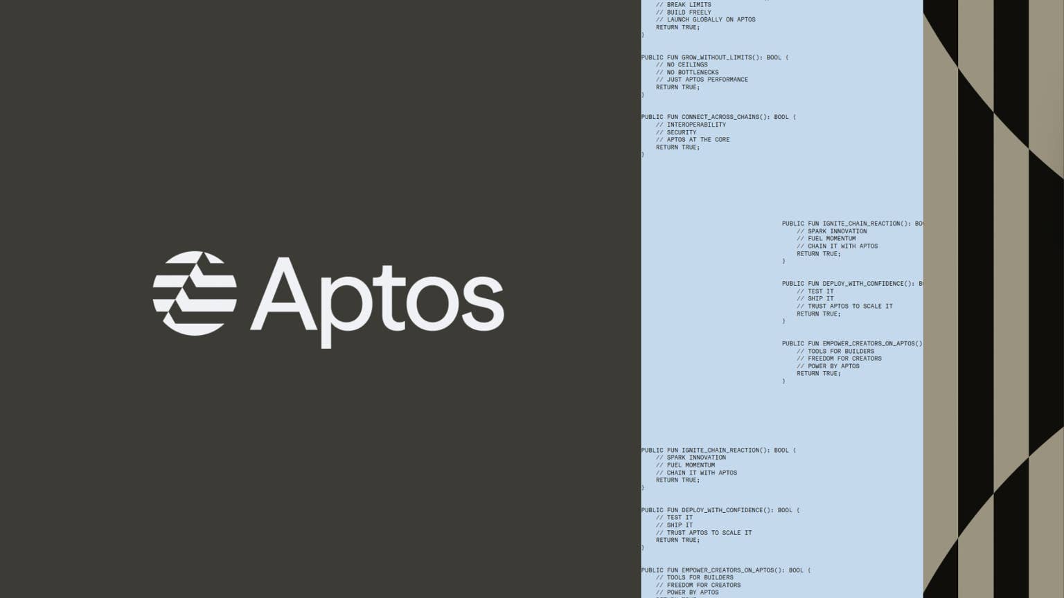 Aptos新功能上线：大质押者享百倍交易加速
