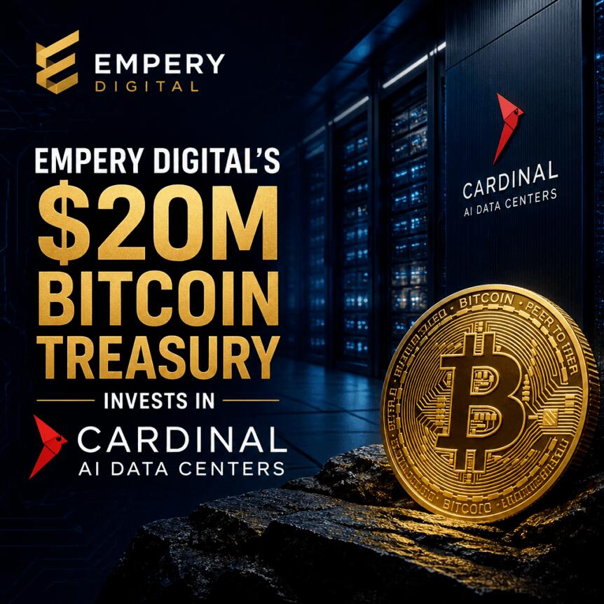Empery转型布局AI基建：减持比特币投向自供电园区
