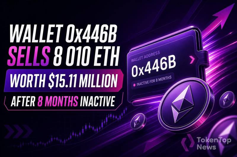 ETH大户重启交易：8010枚抛售引市场警觉