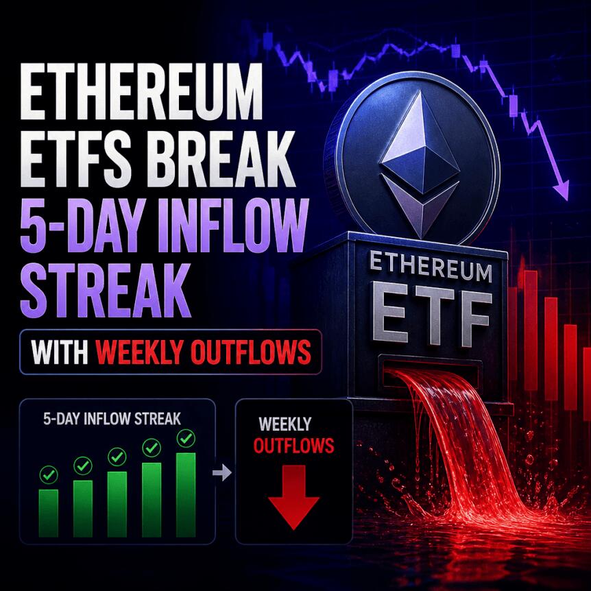 以太坊比特币ETF资金流逆转，周度趋势仍显韧性